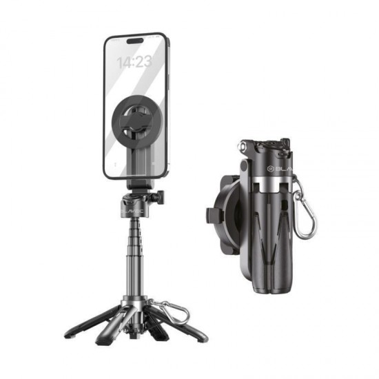 Blavec Selfie Stick Aluminium Coco Mini P-05 Magsafe tripod + remote control + holder 41cm black