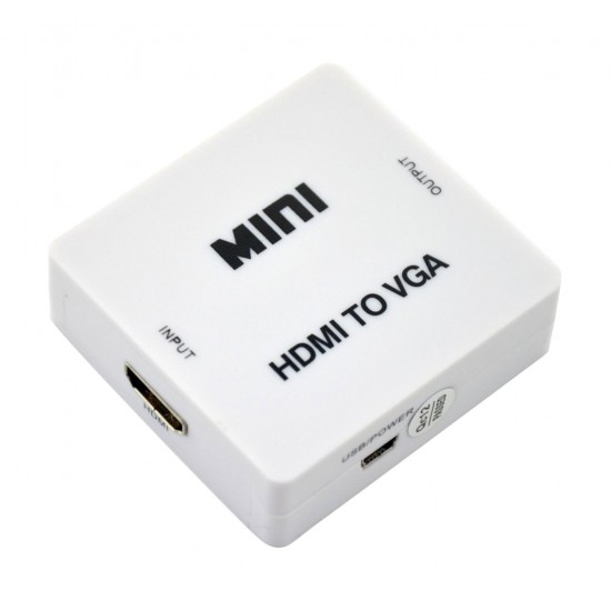 POWERTECH HD Video Converter HDMI σε VGA & 3.5mm Audio CAB-H073, Full HD POWERTECH HD Video Converter HDMI σε VGA & 3.5mm Audio CAB-H073, Full HD