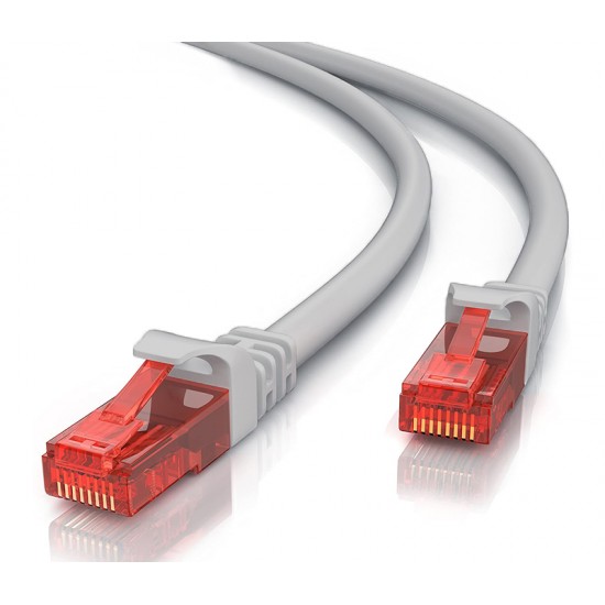 POWERTECH καλώδιο δικτύου CAB-N270, Cat 6 U/UTP, copper 24AWG, 5m, γκρι POWERTECH καλώδιο δικτύου CAB-N270, Cat 6 U/UTP, copper 24AWG, 5m, γκρι