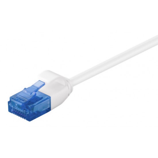POWERTECH καλώδιο δικτύου CAB-N319, Cat 6 U/UTP, slim, copper, 2m, λευκό POWERTECH καλώδιο δικτύου CAB-N319, Cat 6 U/UTP, slim, copper, 2m, λευκό