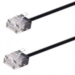 POWERTECH καλώδιο δικτύου CAB-N432, Cat 6A U/UTP, ultra slim, copper, 500MHz, 2m, μαύρο POWERTECH καλώδιο δικτύου CAB-N432, Cat 6A U/UTP, ultra slim, copper, 500MHz, 2m, μαύρο