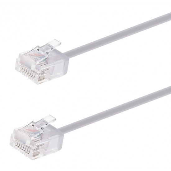 POWERTECH καλώδιο δικτύου CAB-N440, Cat 6A U/UTP, ultra slim, copper, 500MHz, 1m, γκρι POWERTECH καλώδιο δικτύου CAB-N440, Cat 6A U/UTP, ultra slim, copper, 500MHz, 1m, γκρι