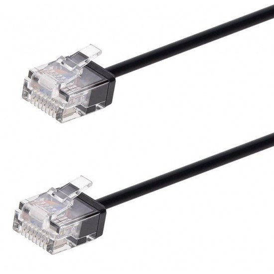 POWERTECH καλώδιο δικτύου CAB-N428, Cat 6A U/UTP, ultra slim, copper, 500MHz, 1.5m, μαύρο POWERTECH καλώδιο δικτύου CAB-N428, Cat 6A U/UTP, ultra slim, copper, 500MHz, 1.5m, μαύρο