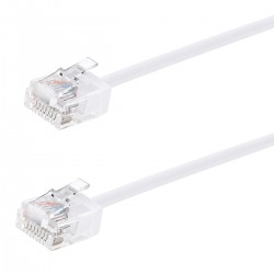 POWERTECH καλώδιο δικτύου CAB-N467, Cat 6A U/UTP, ultra slim, copper, 500MHz, 0.15m, λευκό POWERTECH καλώδιο δικτύου CAB-N467, Cat 6A U/UTP, ultra slim, copper, 500MHz, 0.15m, λευκό