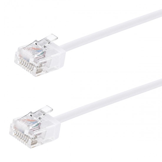 POWERTECH καλώδιο δικτύου CAB-N476, Cat 6A U/UTP, ultra slim, copper, 500MHz, 10m, λευκό POWERTECH καλώδιο δικτύου CAB-N476, Cat 6A U/UTP, ultra slim, copper, 500MHz, 10m, λευκό