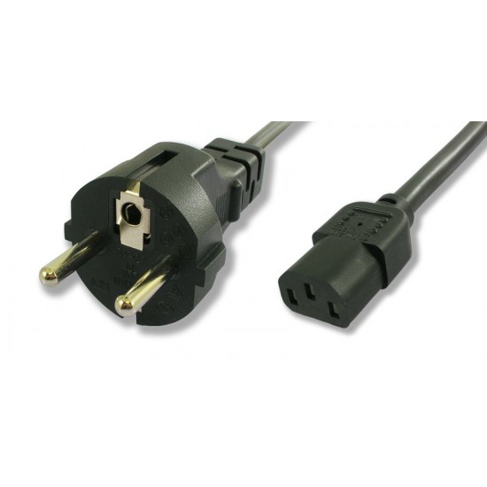 POWERTECH καλώδιο τροφοδοσίας Η/Υ & οθόνης P002, 3x0.75mm², 1.5m, μαύρο POWERTECH καλώδιο τροφοδοσίας Η/Υ & οθόνης P002, 3x0.75mm², 1.5m, μαύρο