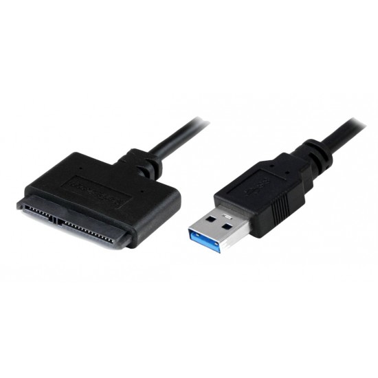 POWERTECH καλώδιο σύνδεσης HDD/SSD CAB-U032, USB 3.0 σε SATA 20cm, μαύρο POWERTECH καλώδιο σύνδεσης HDD/SSD CAB-U032, USB 3.0 σε SATA 20cm, μαύρο
