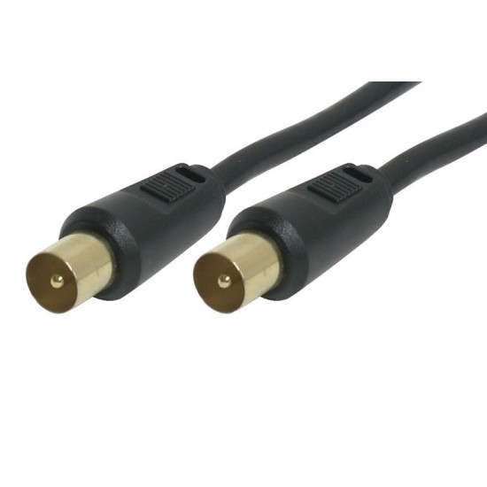 POWERTECH καλώδιο κεραίας CAB-V007, αρσενικό, 1.5m, μαύρο POWERTECH καλώδιο κεραίας CAB-V007, αρσενικό, 1.5m, μαύρο