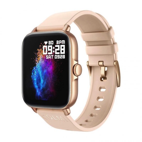Colmi P28 Plus Aluminium Smartwatch με Παλμογράφο Χρυσό Colmi P28 Plus Aluminium Smartwatch με Παλμογράφο Χρυσό