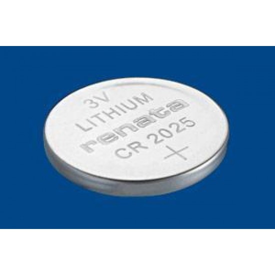 CR2025 Renata Μπαταρία λιθίου 3V -165 mAh CR2025 Renata Μπαταρία λιθίου 3V -165 mAh