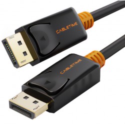 CABLETIME καλώδιο DisplayPort CT-AV585-01G, 4K/60Hz, 3m, μαύρο