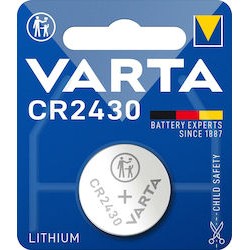 VARTA CR2430 (συσκ. 1) 6430101401 ΛΙΘΙΟΥ VARTA CR2430 (συσκ. 1) 6430101401 ΛΙΘΙΟΥ