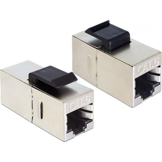 DeLock Keystone Module RJ45 jack to RJ45 jack Cat.6 DeLock Keystone Module RJ45 jack to RJ45 jack Cat.6