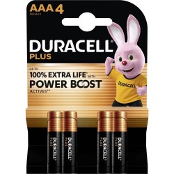 Duracell Plus Boost Αλκαλικές Μπαταρίες AAA 1.5V 4τμχ
