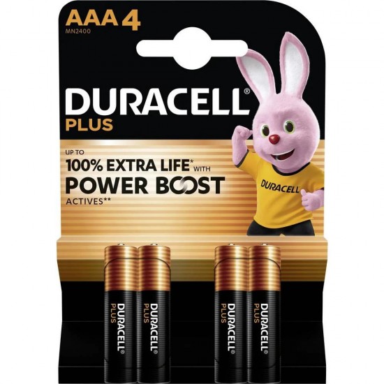 Duracell Plus Boost Αλκαλικές Μπαταρίες AAA 1.5V 4τμχ
Duracell Plus Boost Αλκαλικές Μπαταρίες AAA 1.5V 4τμχ
