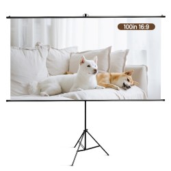 DELI BRACKET PROJECTOR SCREEN 100' BLACK