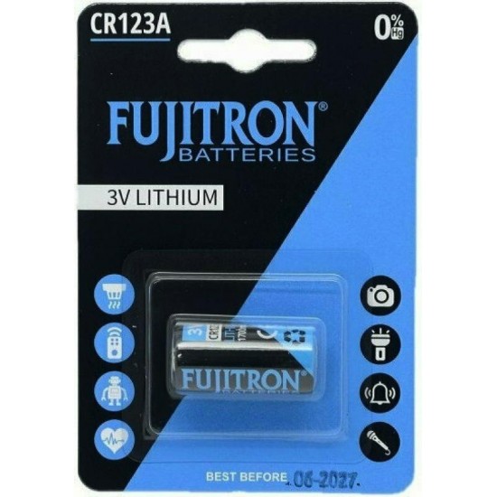 Fujitron Μπαταρία Λιθίου CR123A 3V 1τμχ