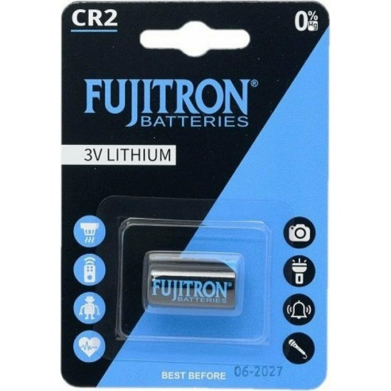 Fujitron Μπαταρία Λιθίου CR2 3V 1000mhA Fujitron Μπαταρία Λιθίου CR2 3V 1000mhA