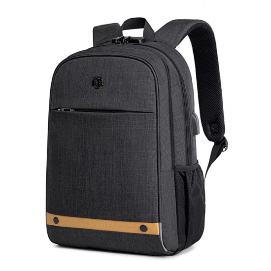 GOLDEN WOLF τσάντα πλάτης GB00375 με θήκη laptop 15.6 GOLDEN WOLF τσάντα πλάτης GB00375 με θήκη laptop 15.6