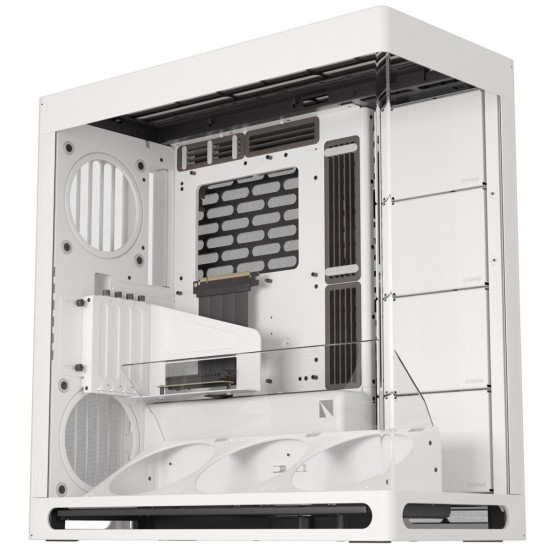 HAVN HS 420 VGPU white Premium Midi Tower Case - with vertical GPU support