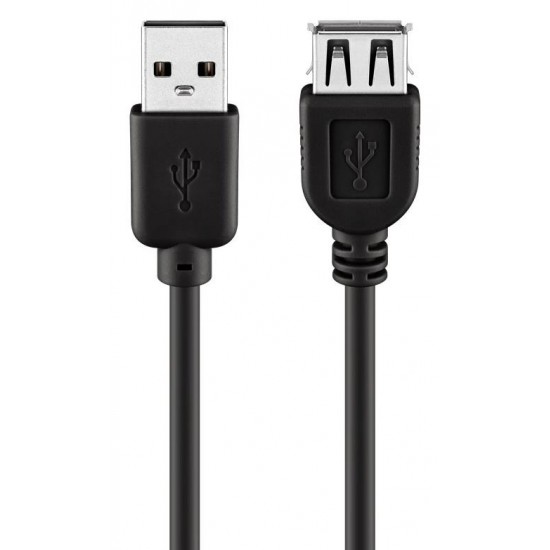 GOOBAY καλώδιο USB 2.0 σε USB (F) 68905 copper 5m μαύρο
