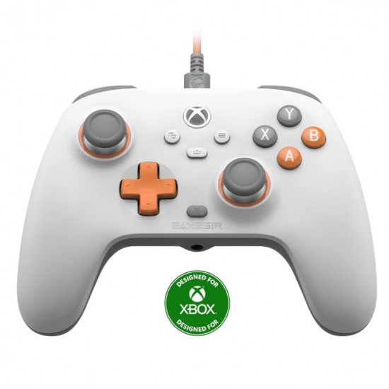  Gamesir T7 Ενσύρματο Gamepad με Hall Effect για PC / Xbox One / Xbox Series Creamsicle White