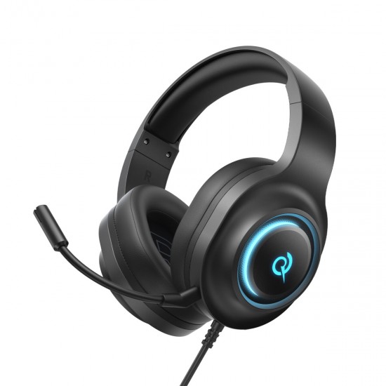 QCY V200 Pro USB Black - Wired RGB Gaming Headset PS4/PS5/PC QCY V200 Pro USB Black - Wired RGB Gaming Headset PS4/PS5/PC