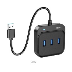 Hoco HB31 Hub 4 Θυρών USB3.0 με σύνδεση USB-A 0.2m
