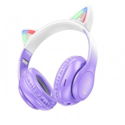 Hoco W42 Cat Ears Ασύρματα / Ενσύρματα Παιδικά Over Ear Ακουστικά με 12 ώρες Λειτουργίας Purple Grape
Hoco W42 Cat Ears Ασύρματα / Ενσύρματα Παιδικά Over Ear Ακουστικά με 12 ώρες Λειτουργίας Purple Grape