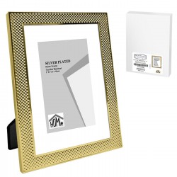Homie Κορνίζα Ατσάλινη με Χρυσή Πλέξη 13x18cm
Homie Κορνίζα Ατσάλινη με Χρυσή Πλέξη 13x18cm