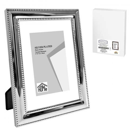 Homie Κορνίζα επάργυρη με διπλό κέντημα 13x18cm Homie Κορνίζα επάργυρη με διπλό κέντημα 13x18cm