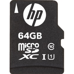 HP Κάρτα Μνήμης MicroSD 64GB Class 10 U1 με Αντάπτορα SDHC / SDXC
