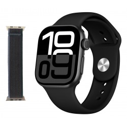 INTIME smartwatch A10 Pro με 2x λουράκια, heart rate, 2.04