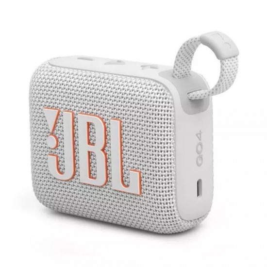 JBL Go 4 Αδιάβροχο Ηχείο Bluetooth 4.2W Λευκό JBL Go 4 Αδιάβροχο Ηχείο Bluetooth 4.2W Λευκό