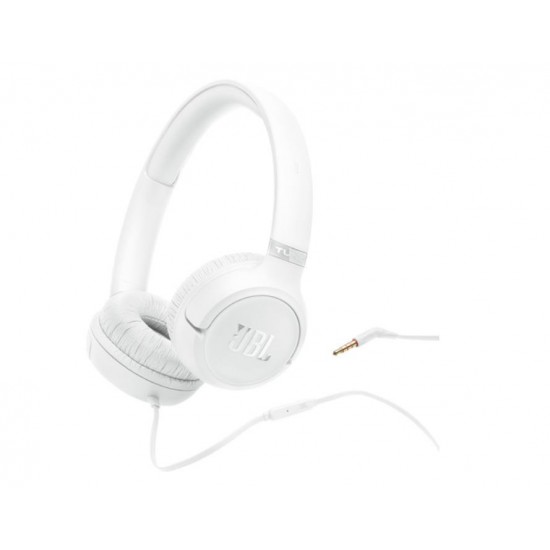 JBL Tune 530 On-Ear Wired Headphones White JBL Tune 530 On-Ear Wired Headphones White