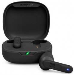 JBL Wave Flex Earbud Bluetooth Handsfree Ακουστικά με Θήκη Φόρτισης  Μαύρα