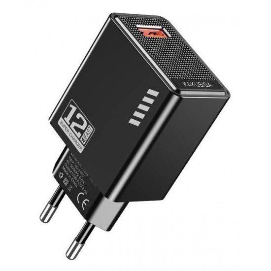 KAKUSIGA φορτιστής τοίχου KSC-1235 USB 12W μαύρος
KAKUSIGA φορτιστής τοίχου KSC-1235 USB 12W μαύρος