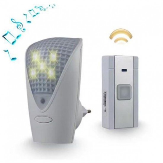 KAL Electronics AG-9647AC Ασύρματο κουδούνι με φως KAL Electronics AG-9647AC Ασύρματο κουδούνι με φως