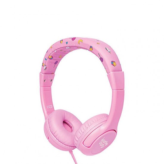 Kiddoboo Ενσύρματα On Ear Παιδικά Ακουστικά Sugar Pink Kiddoboo Ενσύρματα On Ear Παιδικά Ακουστικά Sugar Pink