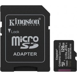 Kingston Canvas Select Plus microSDHC 128GB U1 V10 A1 UHS-I 150MB/s με αντάπτορα
Kingston Canvas Select Plus microSDHC 128GB U1 V10 A1 UHS-I 150MB/s με αντάπτορα