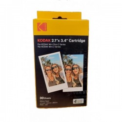 Kodak Paper & Cartridge 4Pass For Mini Shot 2 retro 2.1' X 3.4' 30pcs Kodak Paper & Cartridge 4Pass For Mini Shot 2 retro 2.1' X 3.4' 30pcs