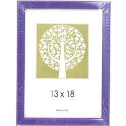 Κορνίζα Πλαστική 13χ18 Μώβ Κορνίζα Πλαστική 13χ18 Μώβ