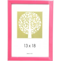 Κορνίζα Πλαστική 13χ18 Ρόζ Κορνίζα Πλαστική 13χ18 Ρόζ