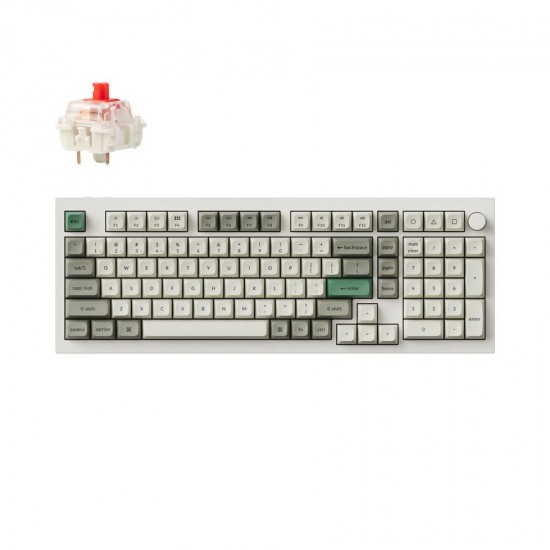 Keychron Q5 Max QMK/VIA (Q5M-M3) Wireless Custom Mechanical Keyboard-Brown Switch US Layout