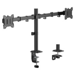 SBOX DESKTOP MOUNT 2xMONITORS 17'-32' MAX VESA 100x100