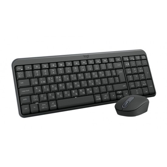 Logitech MK250 Compact Ασύρματο Bluetooth Σετ Πληκτρολόγιο & Ποντίκι Ελληνικό
