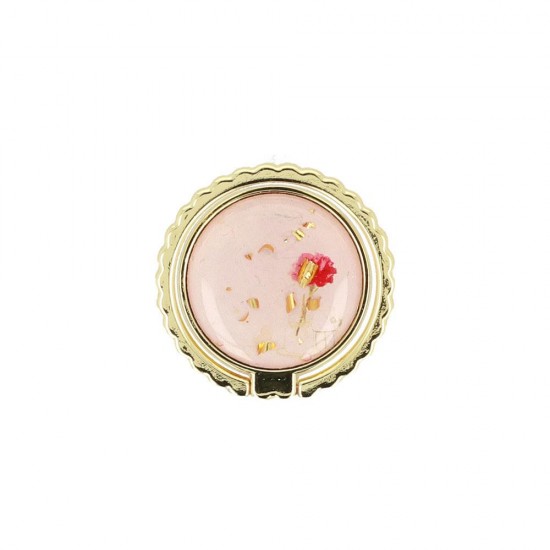 Marble Ring Holder Κινητού Design 08 Pink Marble Ring Holder Κινητού Design 08 Pink