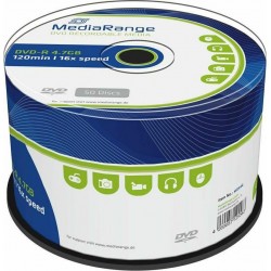 MediaRange Εγγράψιμα DVD-R 16x 4.7GB Cake Box 50τμχ MediaRange Εγγράψιμα DVD-R 16x 4.7GB Cake Box 50τμχ