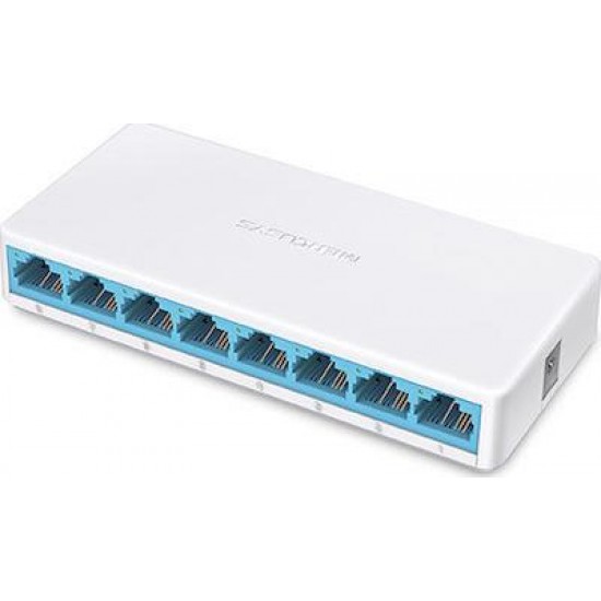 Mercusys MS108 Desktop Switch 8x 10/100 Mbps, Ver. 2 Mercusys MS108 Desktop Switch 8x 10/100 Mbps, Ver. 2
