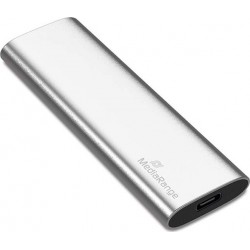 MediaRange Εξωτερικός Σκληρός Δίσκος SSD USB Type-C 240GB (Silver) (MR1101)